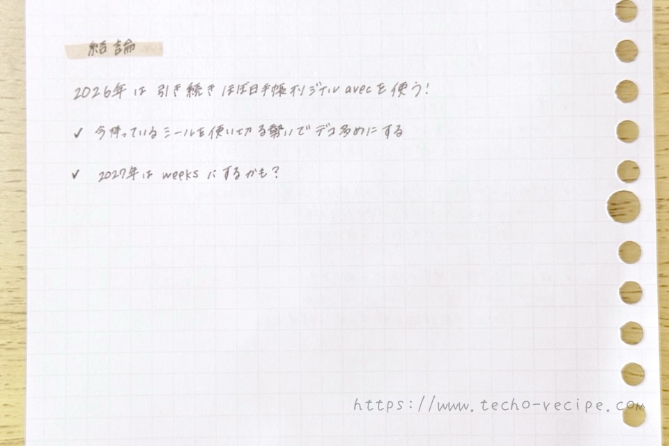 結論を出す