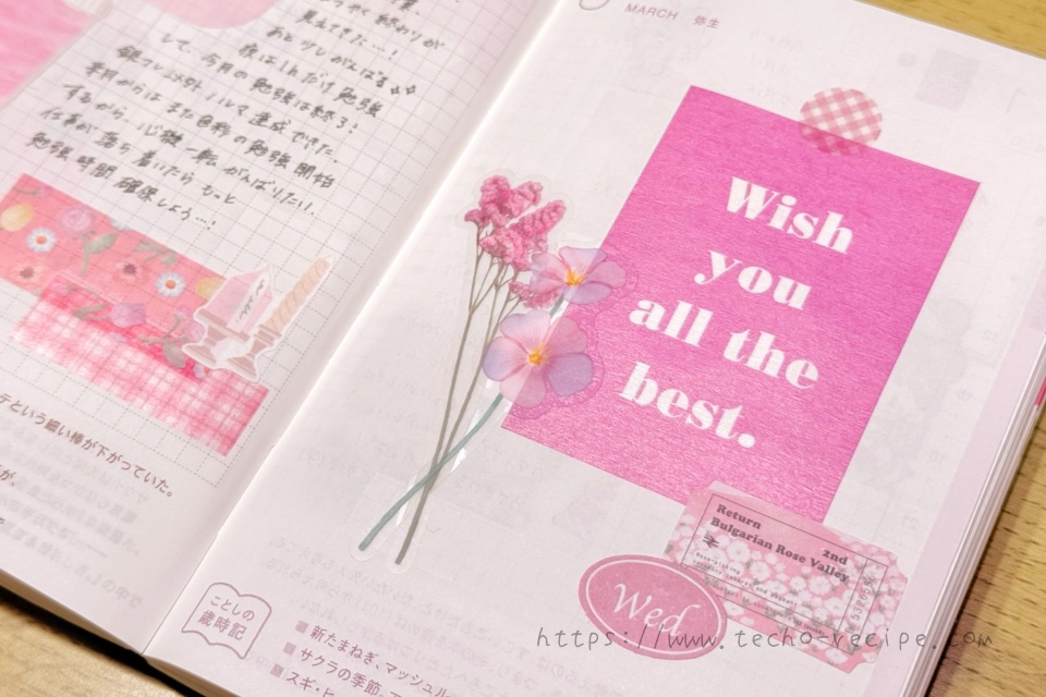 3月の扉ページデコ