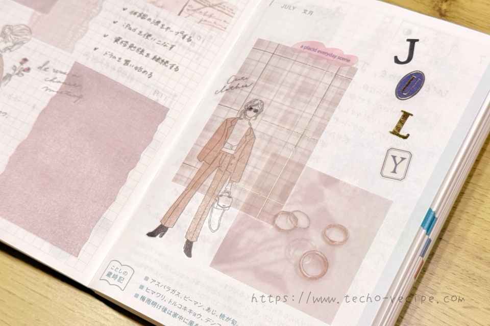 7月の扉ページデコ