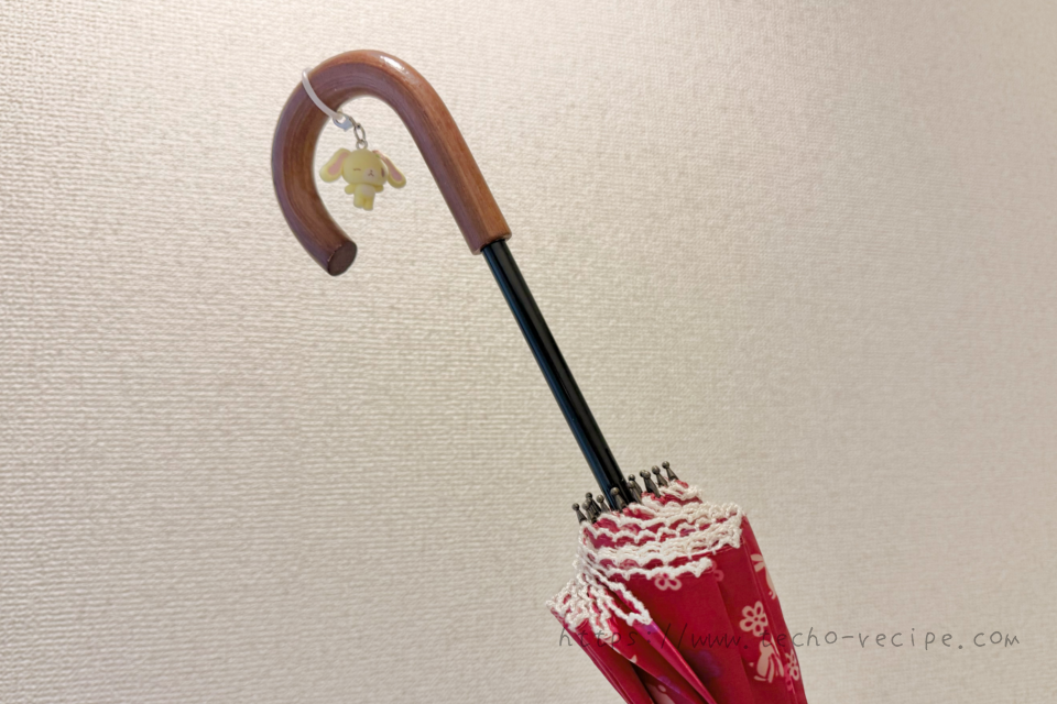傘につけた例